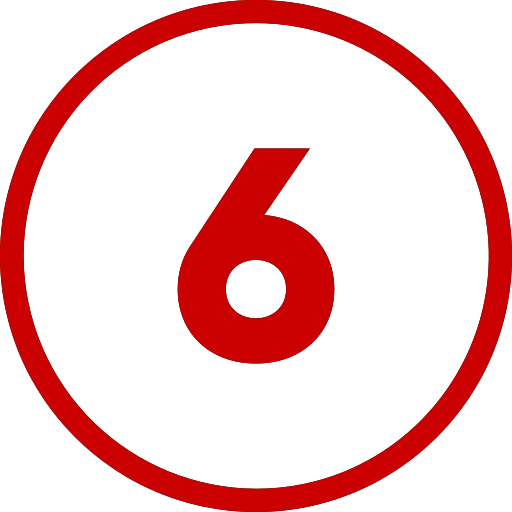 number 6 icon