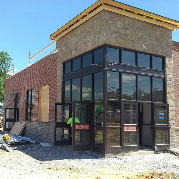entrance under construction sheetz entrance under construction