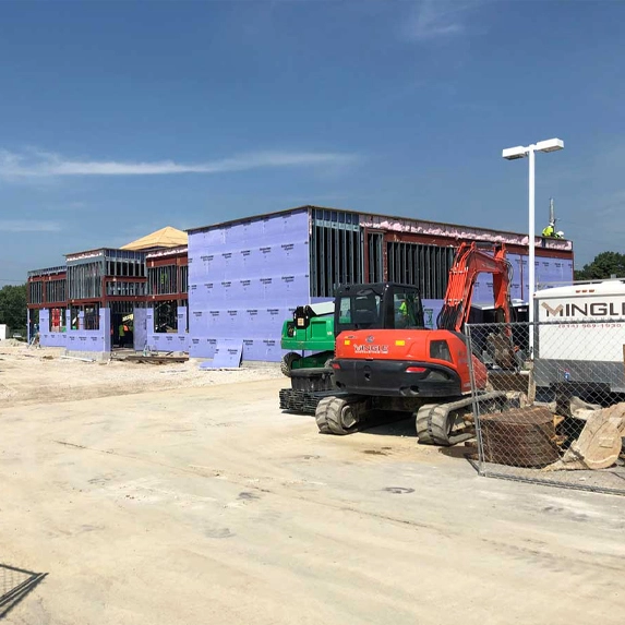 GC_1 commercial building with insulation